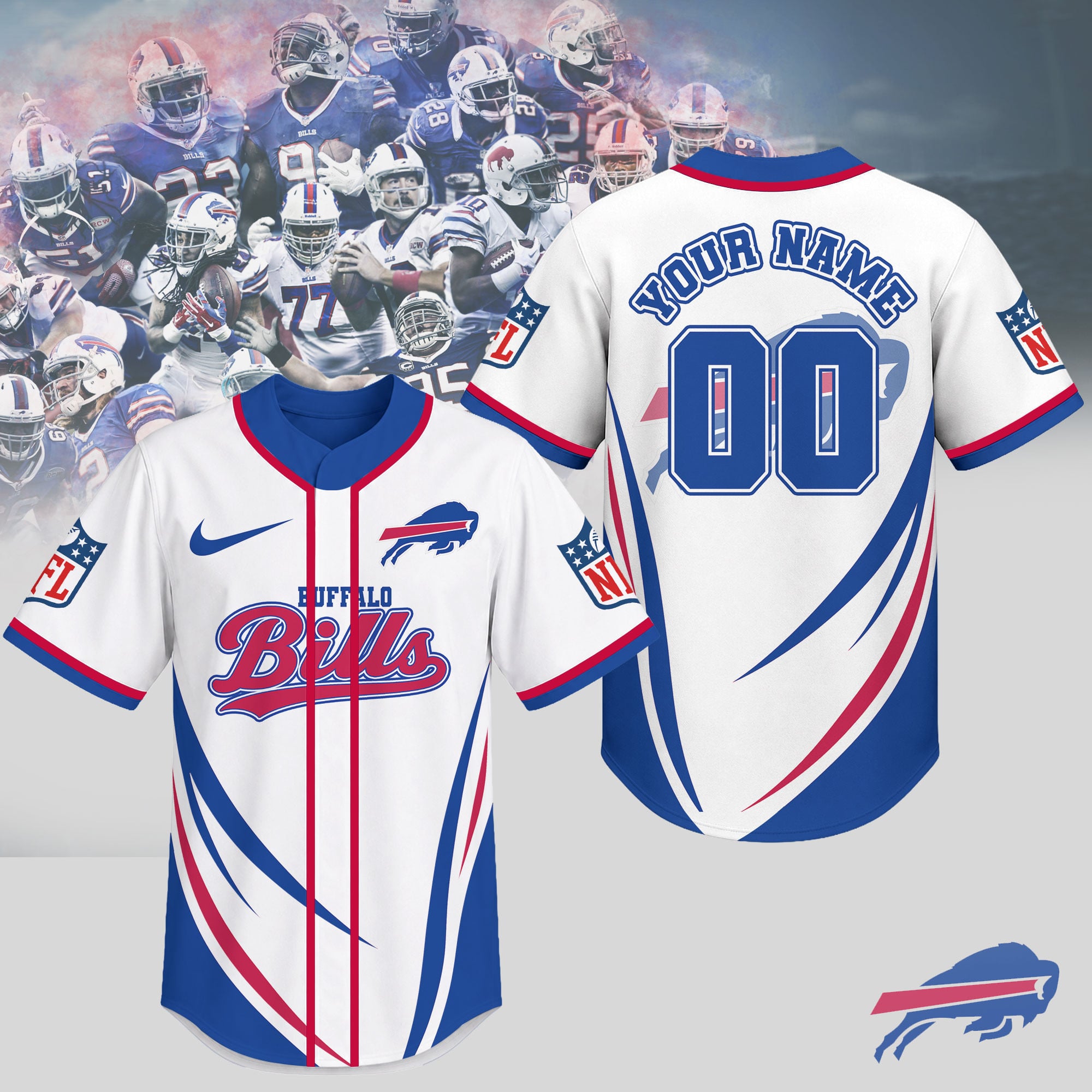 Buffalo Bills | Premium NFL Game Day Ready Jersey NTH1
