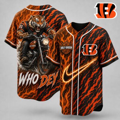 Cincinnati Bengals | Premium NFL Harley Davidson Pride Jersey