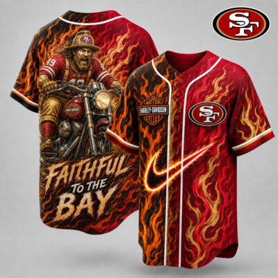 San Francisco 49ers | Premium NFL Harley Davidson Pride Jersey - 4XL