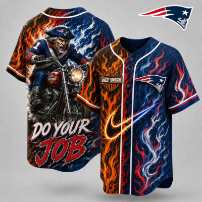 New England Patriots | Premium NFL Harley Davidson Pride Jersey