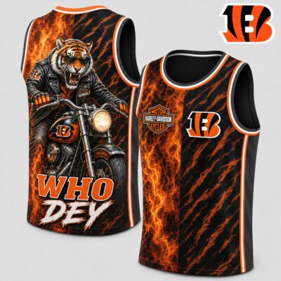 Cincinnati Bengals | Premium NFL Harley Davidson Pride Tank Top Shirt - M