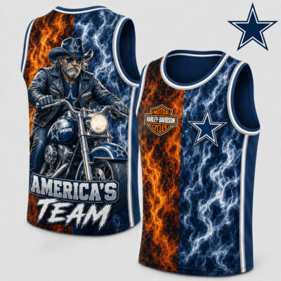 Dallas Cowboys | Premium NFL Harley Davidson Pride Tank Top Shirt