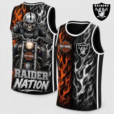 Las Vegas Raiders | Premium NFL Harley Davidson Pride Tank Top Shirt