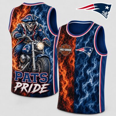 New England Patriots | Premium NFL Harley Davidson Pride Tank Top Shirt