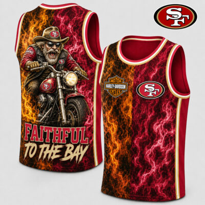 San Francisco 49ers | Premium NFL Harley Davidson Pride Tank Top Shirt - 3XL