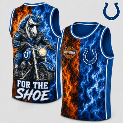 Indianapolis Colts | Premium NFL Harley Davidson Pride Tank Top Shirt - XL