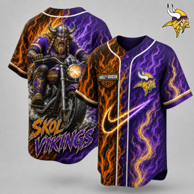Minnesota Vikings | Premium NFL Harley Davidson Pride Jersey - M