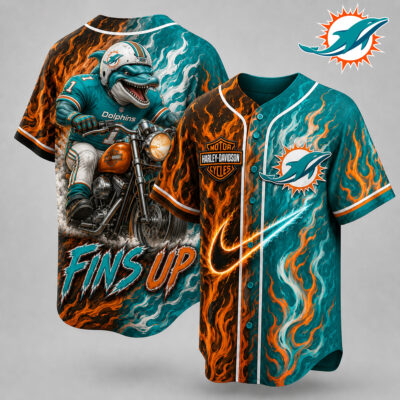 Miami Dolphins | Premium NFL Harley Davidson Pride Jersey - 4XL