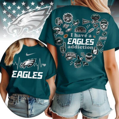 Philadelphia Eagles | Premium NFL Heartbeat Fan Spirit 3D Shirt