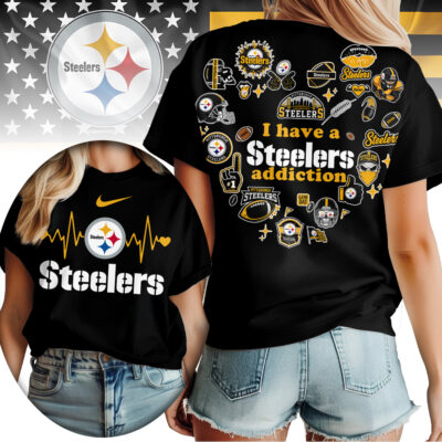 Pittsburgh Steelers | Premium NFL Heartbeat Fan Spirit 3D Shirt