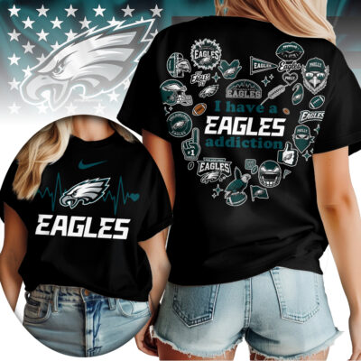 Philadelphia Eagles | Premium NFL Heartbeat Fan Spirit 3D Shirt