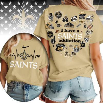 New Orleans Saints | Premium NFL Heartbeat Fan Spirit 3D Shirt