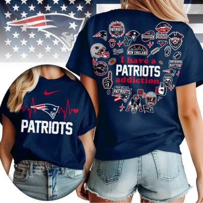 New England Patriots | Premium NFL Heartbeat Fan Spirit 3D Shirt