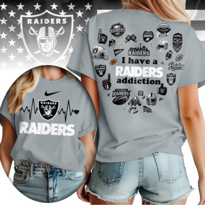 Las Vegas Raiders | Premium NFL Heartbeat Fan Spirit 3D Shirt
