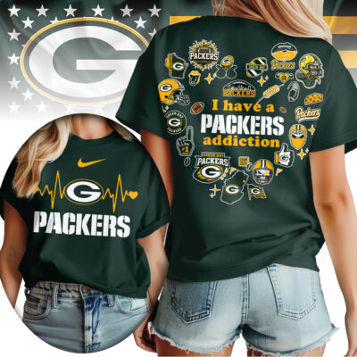 Green Bay Packers | Premium NFL Heartbeat Fan Spirit 3D Shirt