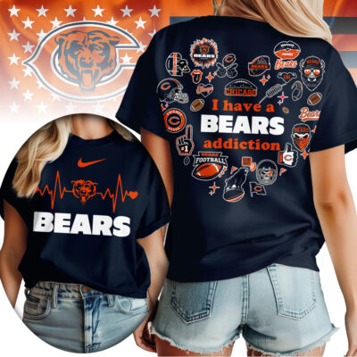 Chicago Bears | Premium NFL Heartbeat Fan Spirit 3D Shirt