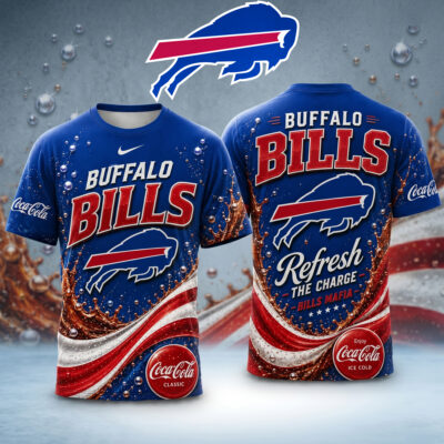 Buffalo Bills | Premium NFL Coca Cola Summer 3D Shirt - XL