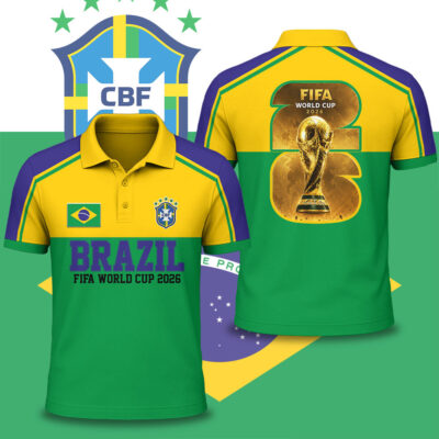 Brazil | Premium WC26 National Pride Edition Polo NTH1 - 3XL