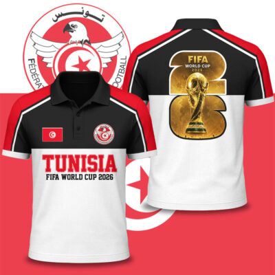 Tunisia | Premium WC26 National Pride Edition Polo NTH1 - 2XL