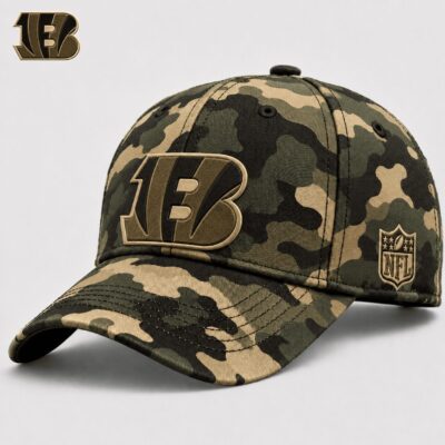 Cincinnati Bengals | Premium NFL Army Camo Game Day Cap