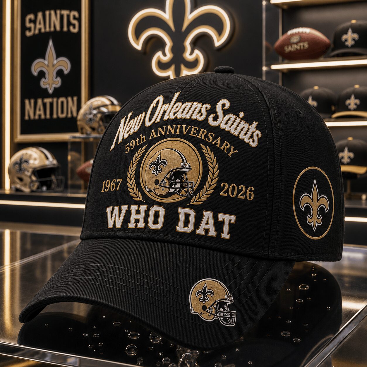 New Orleans Saints | Premium NFL Legacy Anniversary Classic Cap