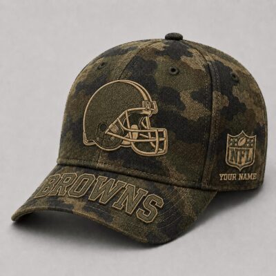 Cleveland Browns | Premium NFL Military Camo Classic Cap