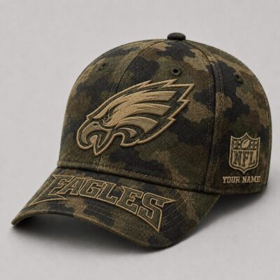 Philadelphia Eagles | Premium NFL Military Camo Classic Cap