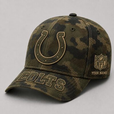 Indianapolis Colts | Premium NFL Military Camo Classic Cap