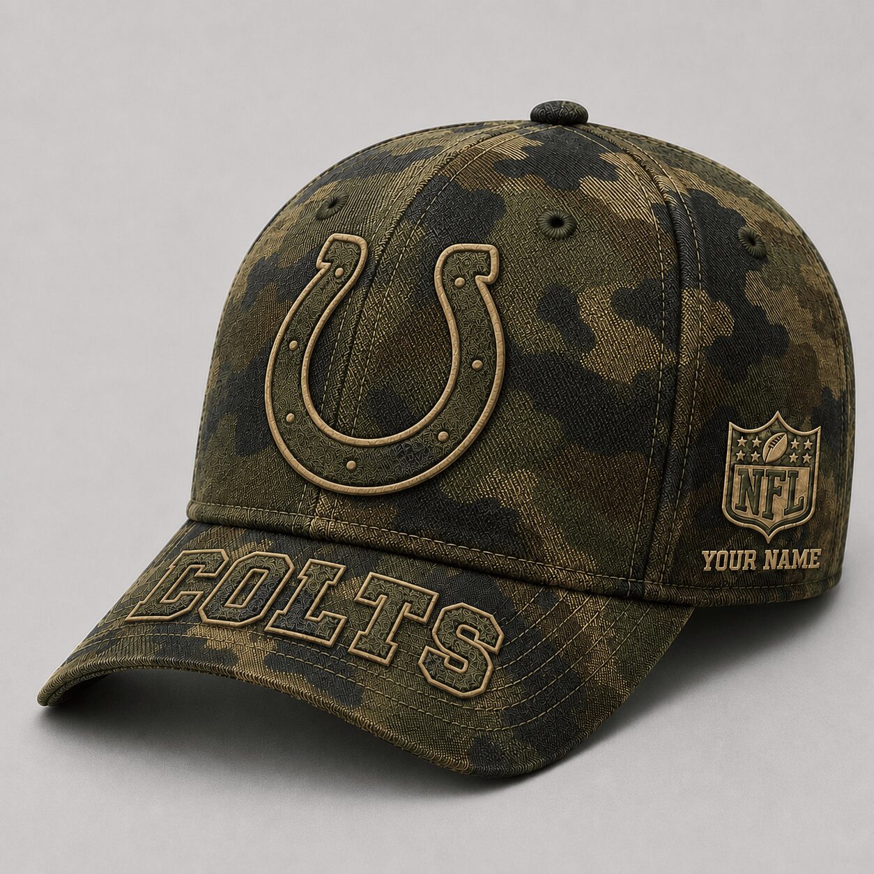 Indianapolis Colts | Premium NFL Military Camo Classic Cap