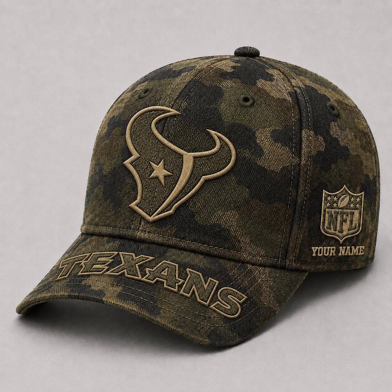 Houston Texans | Premium NFL Military Camo Classic Cap