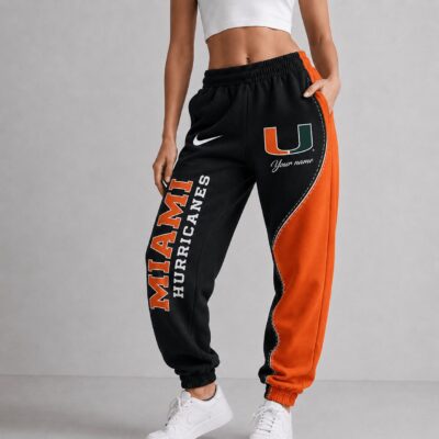 Miami Hurricanes | Premium NCAA Team Pride Jogger Pants - 3XL