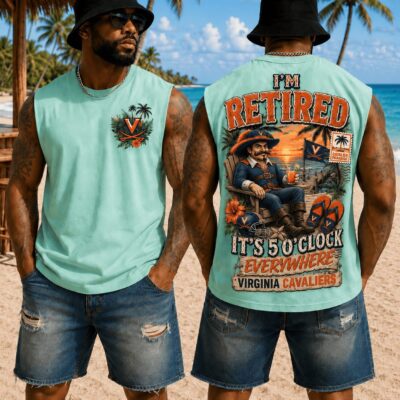 Virginia Cavaliers | Premium NCAA Retired In Paradise Tank Top Shirt