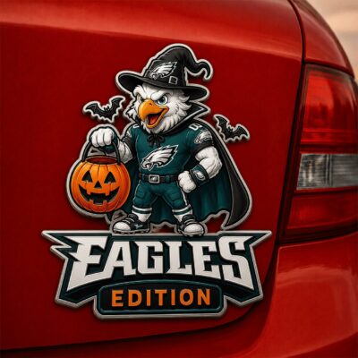 Philadelphia Eagles | Premium NFL Halloween Edition Car Namge Badge