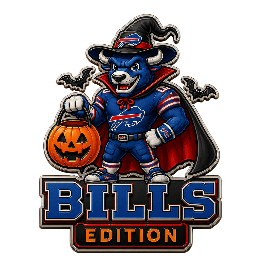 Buffalo Bills | Premium NFL Halloween Edition Car Namge Badge