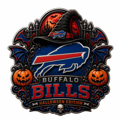 Buffalo Bills | Premium NFL Halloween Edition Car Namge Badge