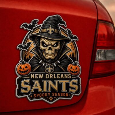 New Orleans Saints | Premium NFL Halloween Edition Car Namge Badge