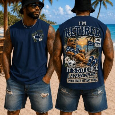 Penn State Nittany Lions | Premium NCAA Retired In Paradise Tank Top Shirt