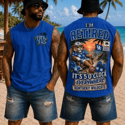 Kentucky Wildcats | Premium NCAA Retired In Paradise Tank Top Shirt