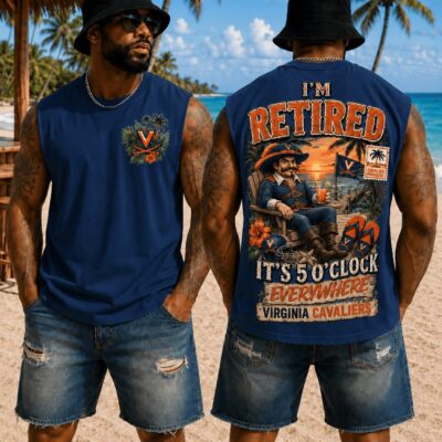 Virginia Cavaliers | Premium NCAA Retired In Paradise Tank Top Shirt