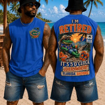 Florida Gators | Premium NCAA Retired In Paradise Tank Top Shirt