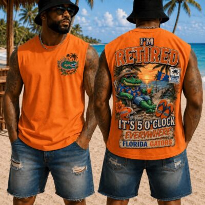 Florida Gators | Premium NCAA Retired In Paradise Tank Top Shirt